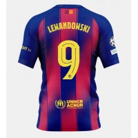Stroje piłkarskie Barcelona Robert Lewandowski #9 Koszulka Podstawowej 2025-26 Krótki Rękaw